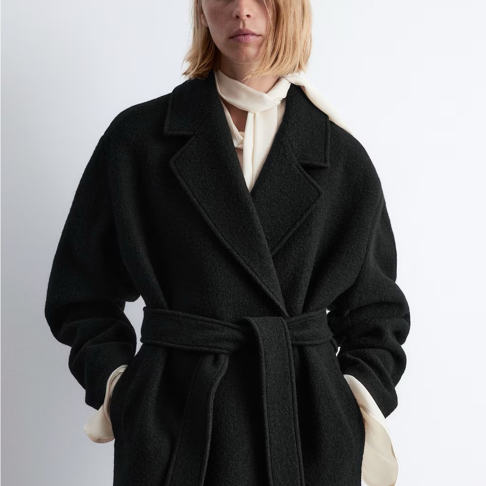 Zara Wool Wrap Coat